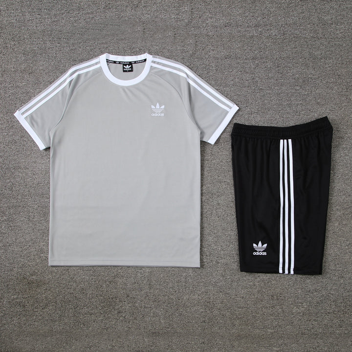 Kit Adidas Originals - Cinza