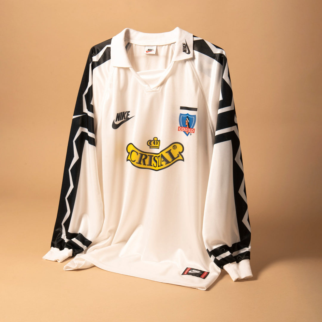 Camisa Retrô Colo Colo 1995 Home - Manga longa