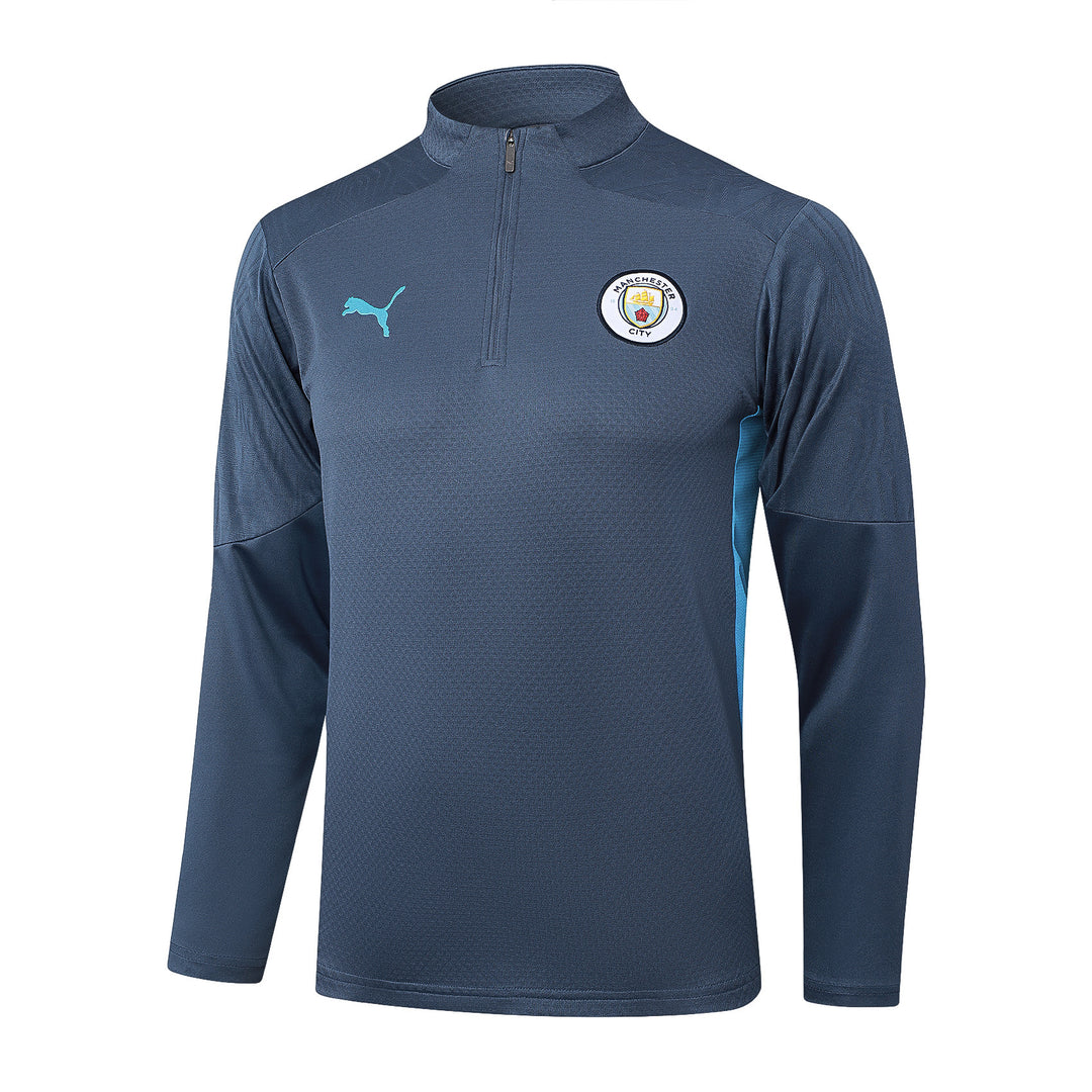 Blusão Manchester City 2025/26 - Cinza Azulado