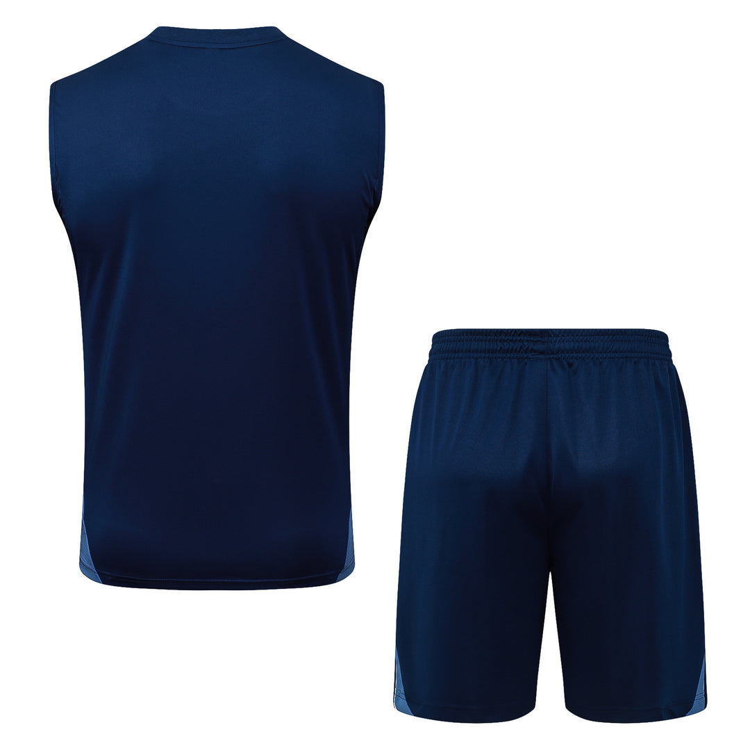 Kit Regata Al-Nassr 25/26 - Azul Marinho/Azul Aço