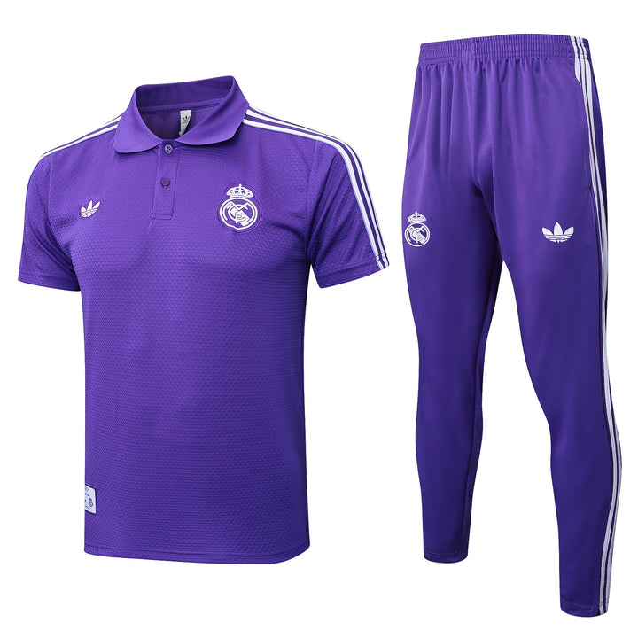 Kit Polo Real Madrid 25/26 - Roxo