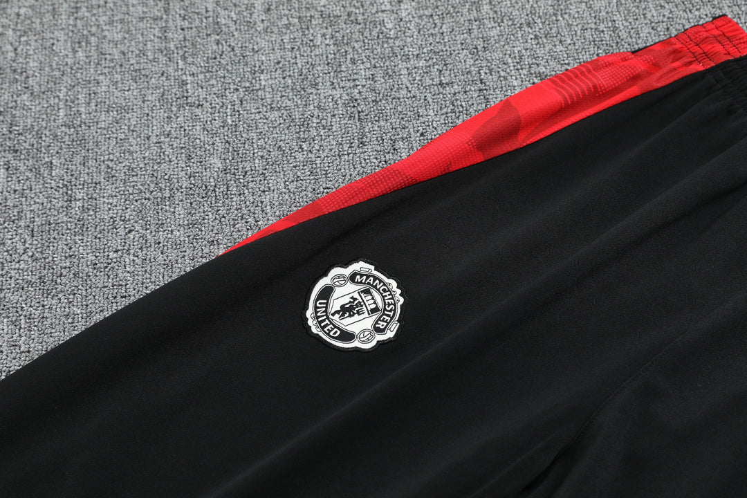 Conjunto Manchester United 2025/26 Preto II - Capuz