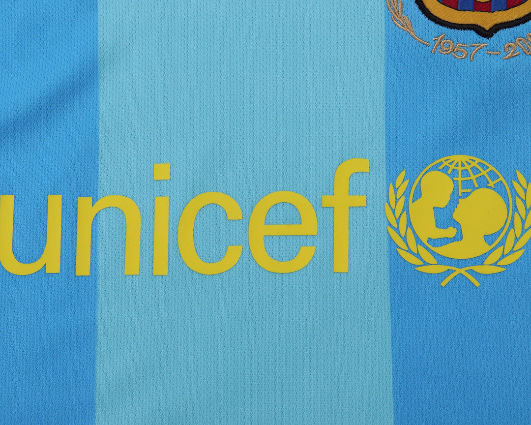 Camisa Retrô Barcelona 2007/08 Away Infantil – Belt Sports