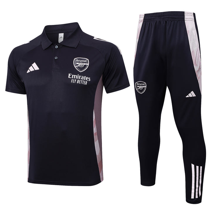 Kit Polo Arsenal 24/25 - Preto