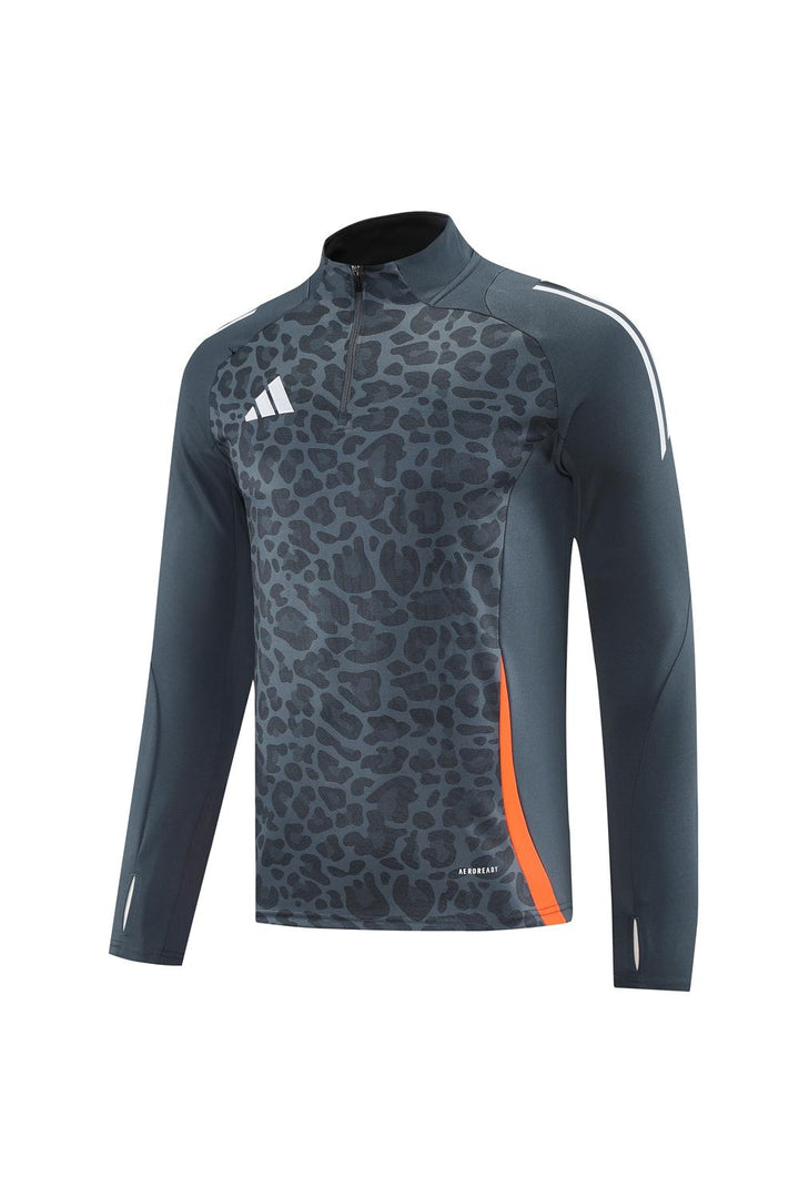Blusão Treino Adidas - Cinza Escuro
