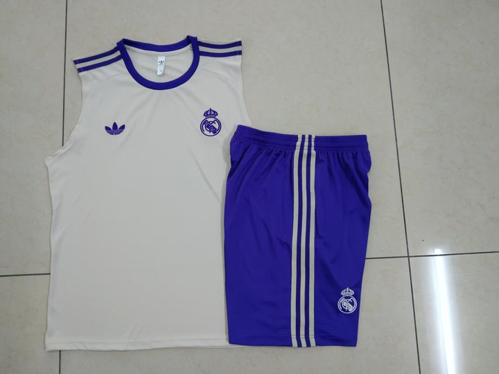 Kit Regata Real Madrid 25/26 - Off White/Roxo