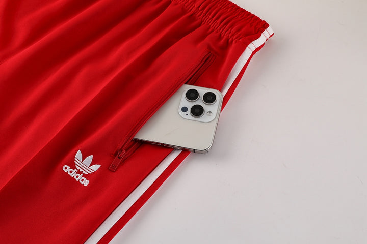 Conjunto Adidas Originals - Vermelho/Branco