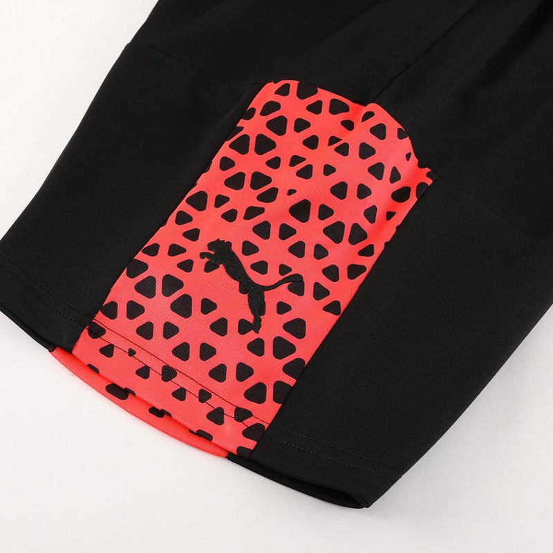Short Treino Puma - Preto/Laranja