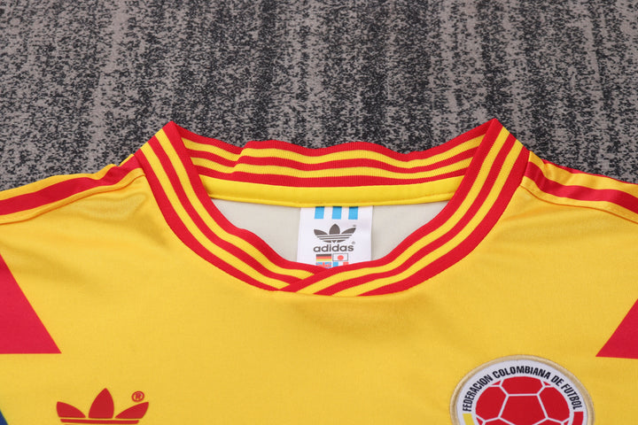Camisa Retrô Colômbia 1990 Away Infantil – Belt Sports