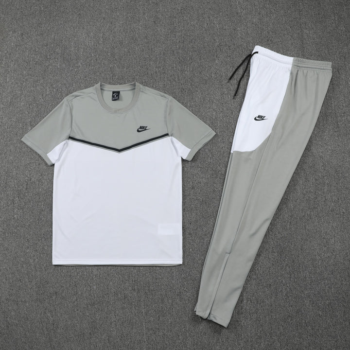 Kit Calça Nike - Cinza Claro/Branco