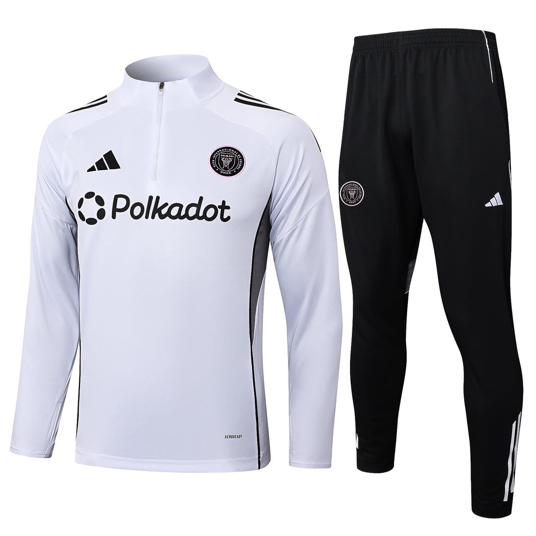 Conjunto Treino Inter Miami 25/26 - Branco/Preto