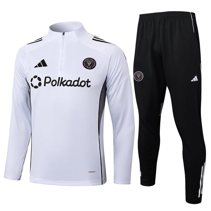 Conjunto Treino Inter Miami 25/26 - Branco/Preto