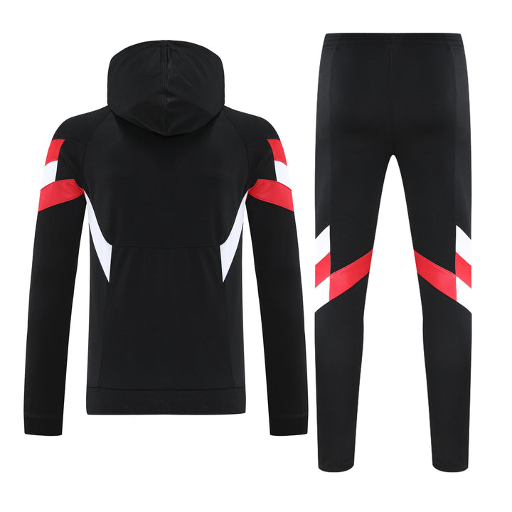 Conjunto Manchester United 2025/26 Preto - Capuz