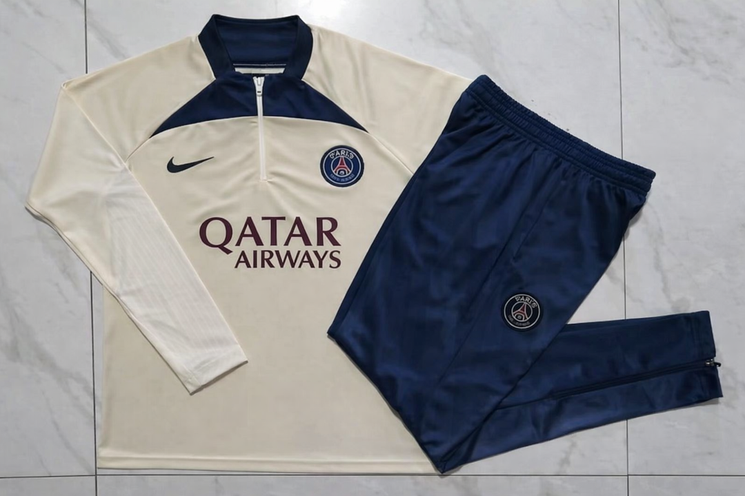 Conjunto Treino PSG 23/24 - Bege