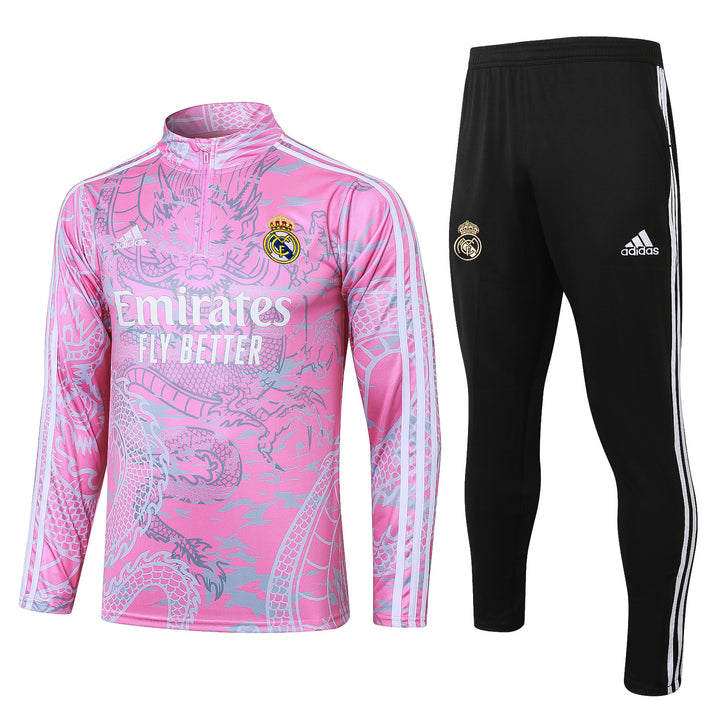 Conjunto Treino Real Madrid 23/24 - Rosa Claro