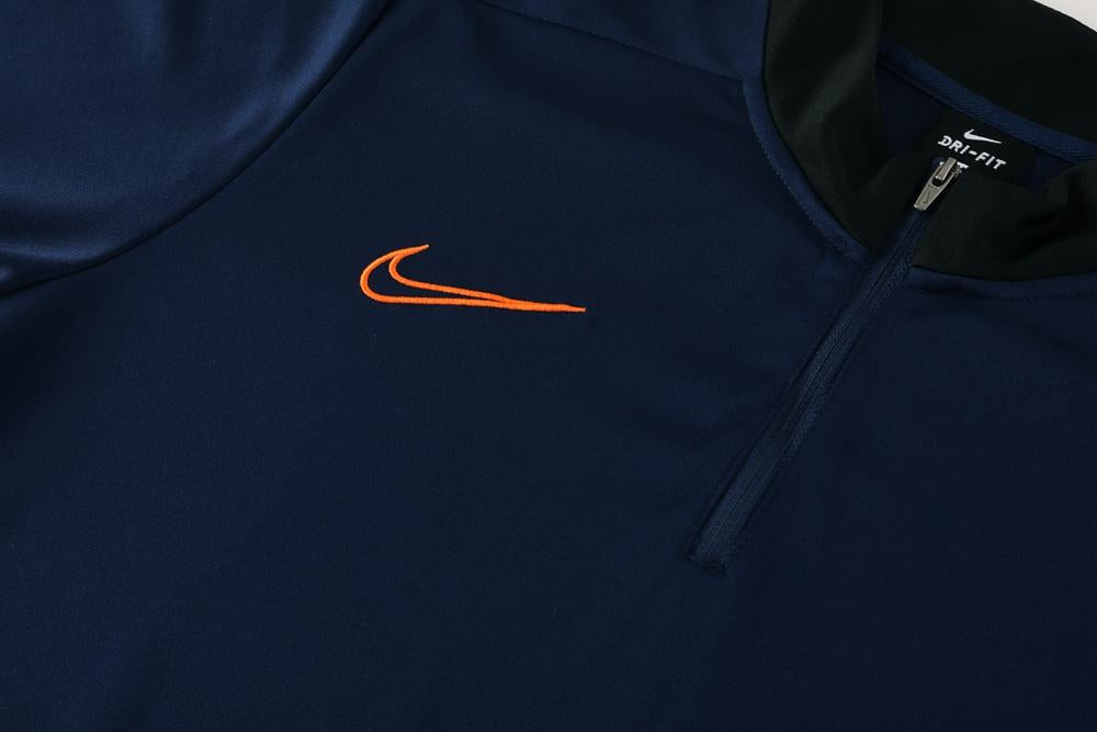 Blusão Treino Nike - Azul Marinho/Laranja
