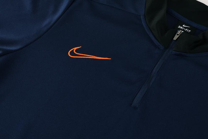 Blusão Treino Nike - Azul Marinho/Laranja