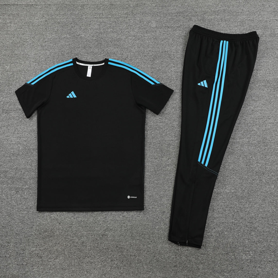 Kit Calça Adidas - Preto/Azul