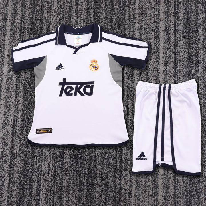 Camisa Retrô Real Madrid 2000/01 Home Infantil – Belt Sports