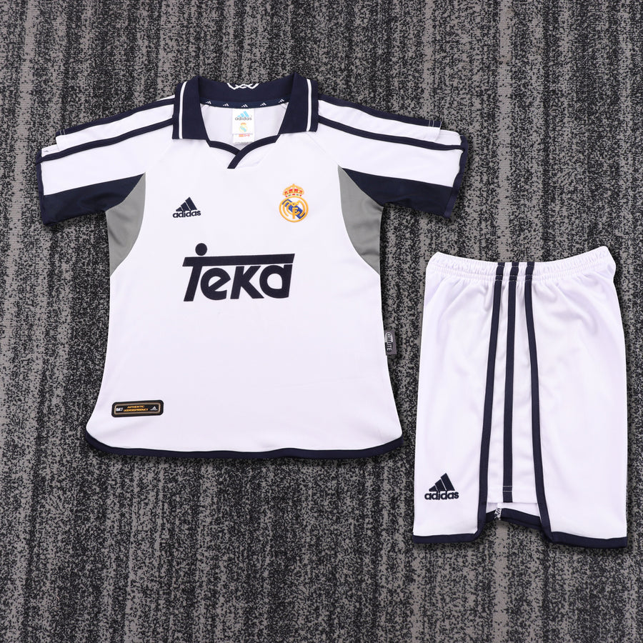 Camisa Retrô Real Madrid 2000/01 Home Infantil – Belt Sports