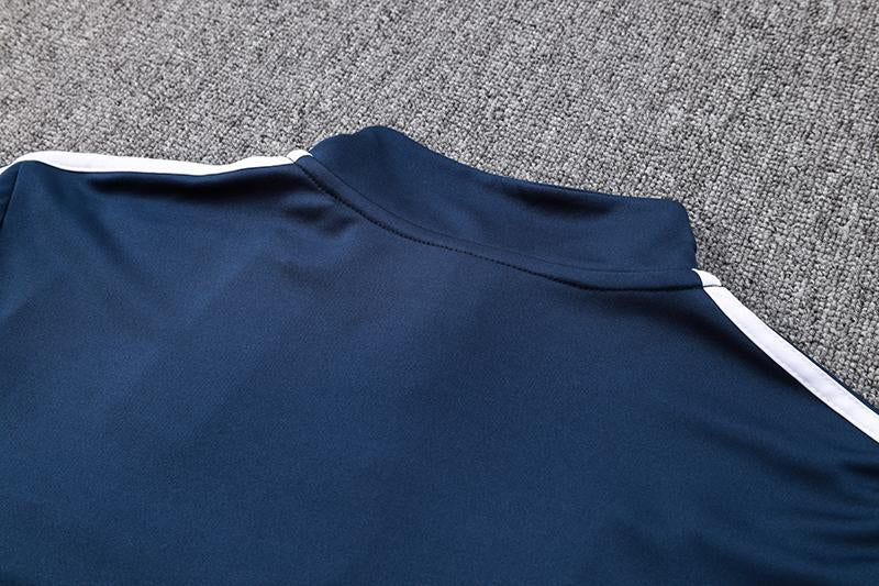 Blusão Treino Adidas - Azul Marinho/Branco