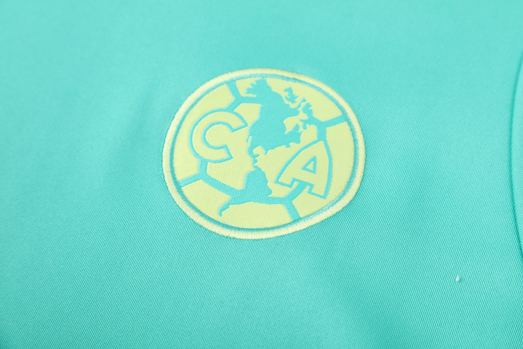 Blusão Club América 2025/26 Azul Turquesa - Capuz