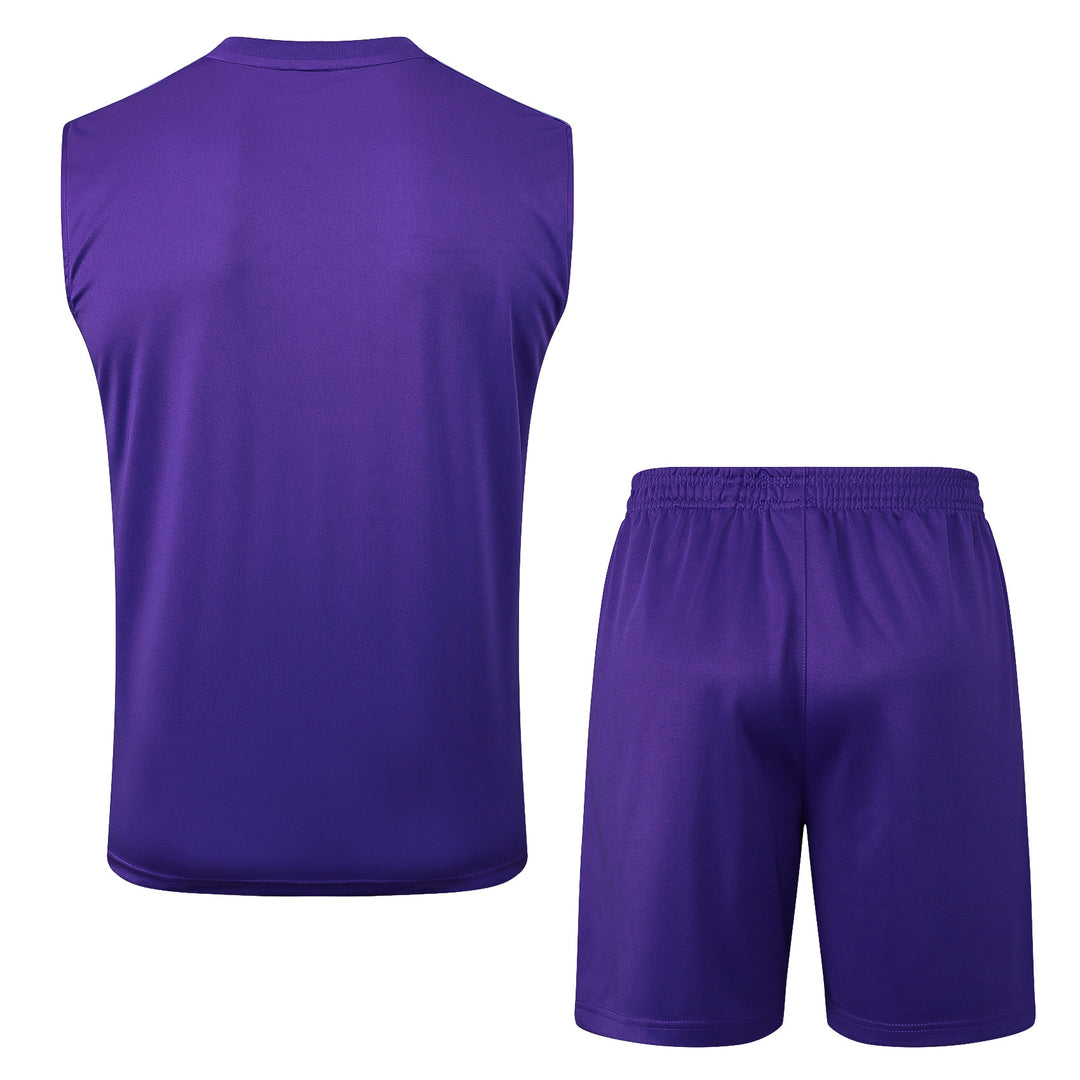 Kit Regata Real Madrid 25/26 - Roxo/Branco