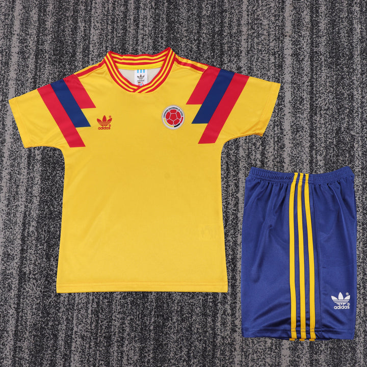Camisa Retrô Colômbia 1990 Away Infantil – Belt Sports