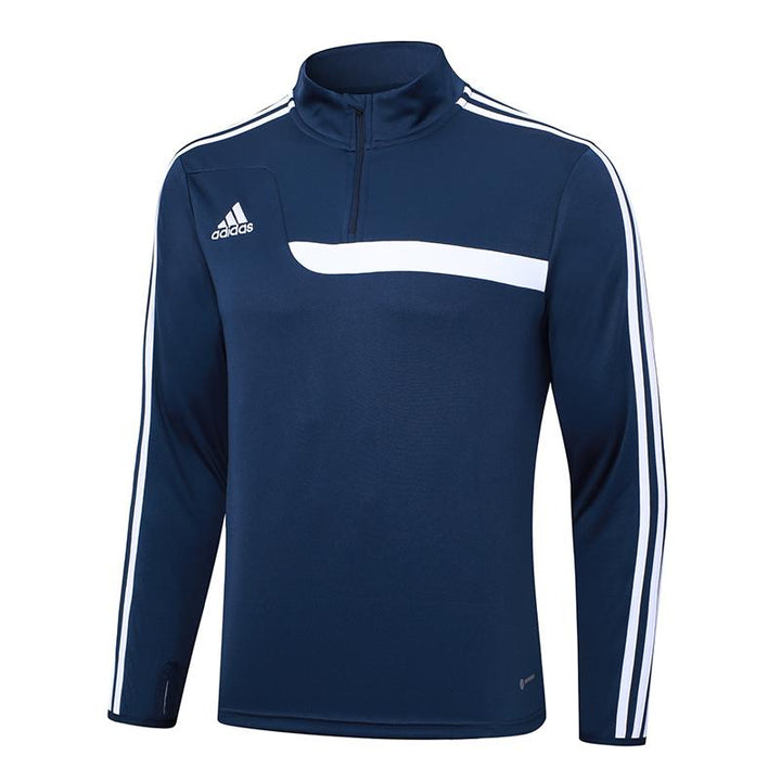 Blusão Treino Adidas - Azul Marinho/Branco