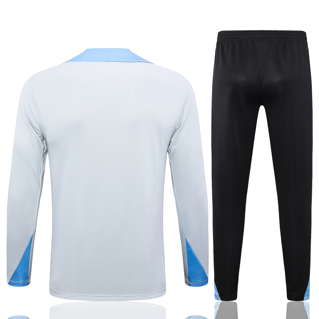 Conjunto Treino Tottenham 24/25 - Branco/Azul Claro