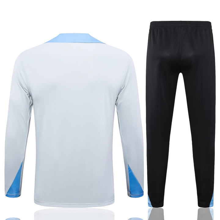 Conjunto Treino Tottenham 24/25 - Branco/Azul Claro