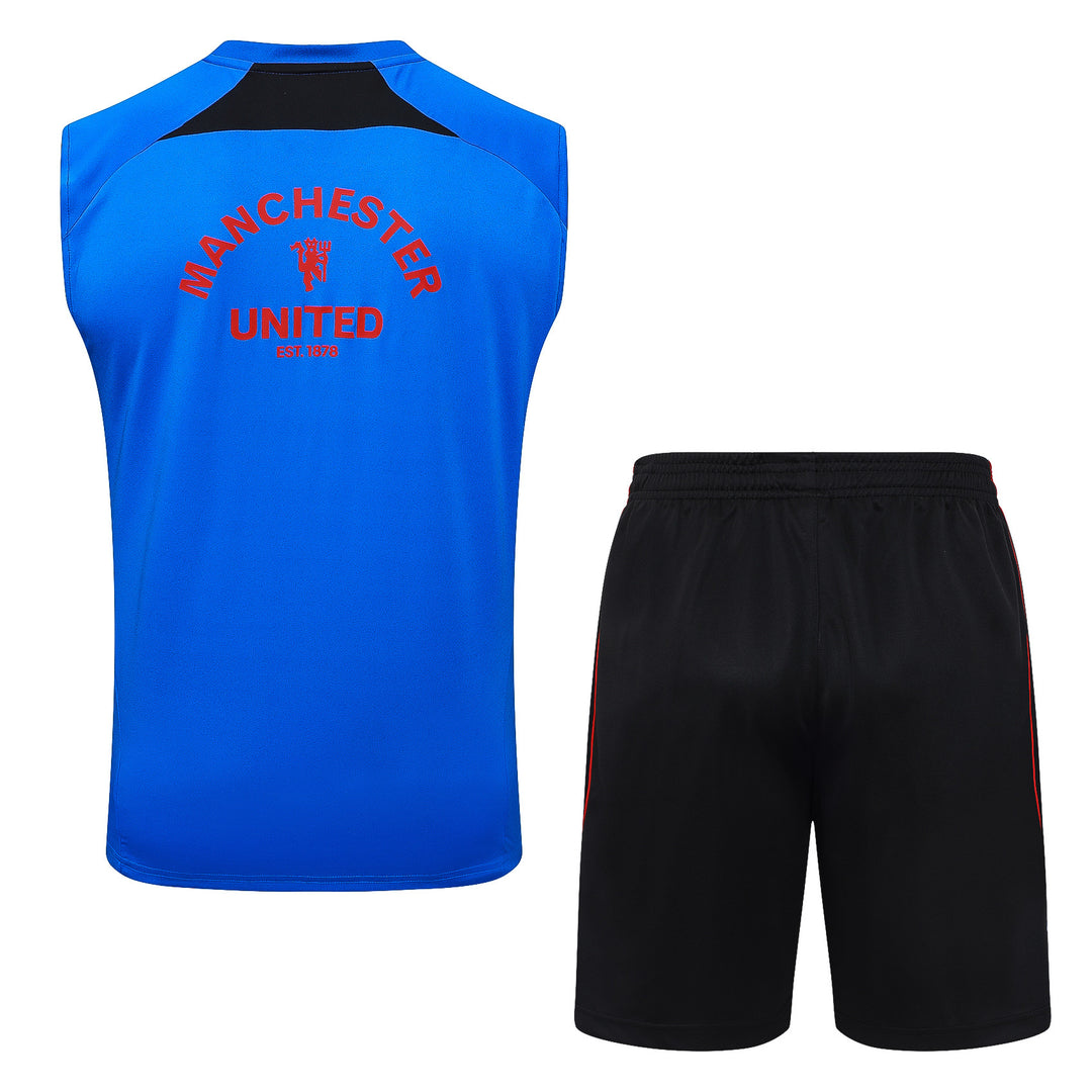 Kit Regata Manchester United 25/26 - Azul Royal/Preto