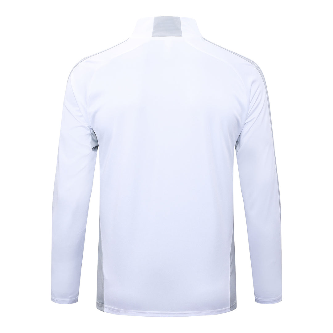 Blusão Real Madrid 2025/26 - Branco/Cinza Claro