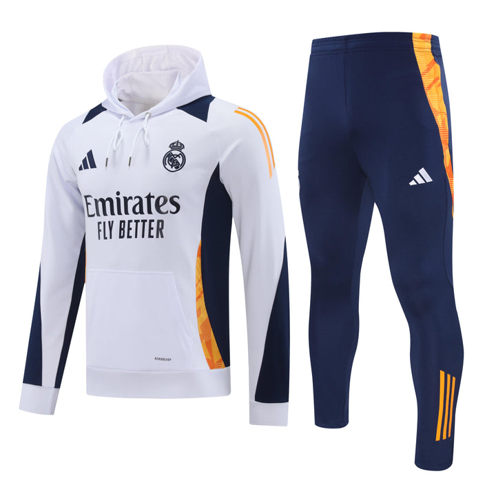 Conjunto Real Madrid 2024/25 Branco - Capuz