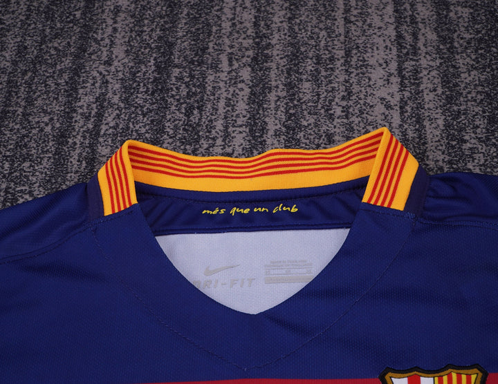 Camisa Retrô Barcelona 2015/16 Home Infantil – Belt Sports
