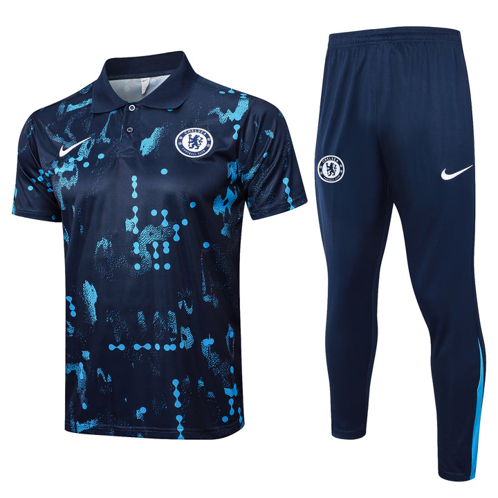 Kit Polo Chelsea 24/25 - Azul Marinho