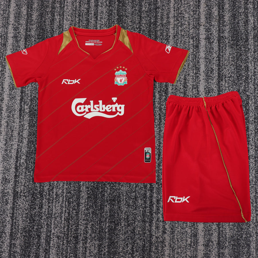 Camisa Retrô Liverpool 2005/06 Home Infantil – Belt Sports