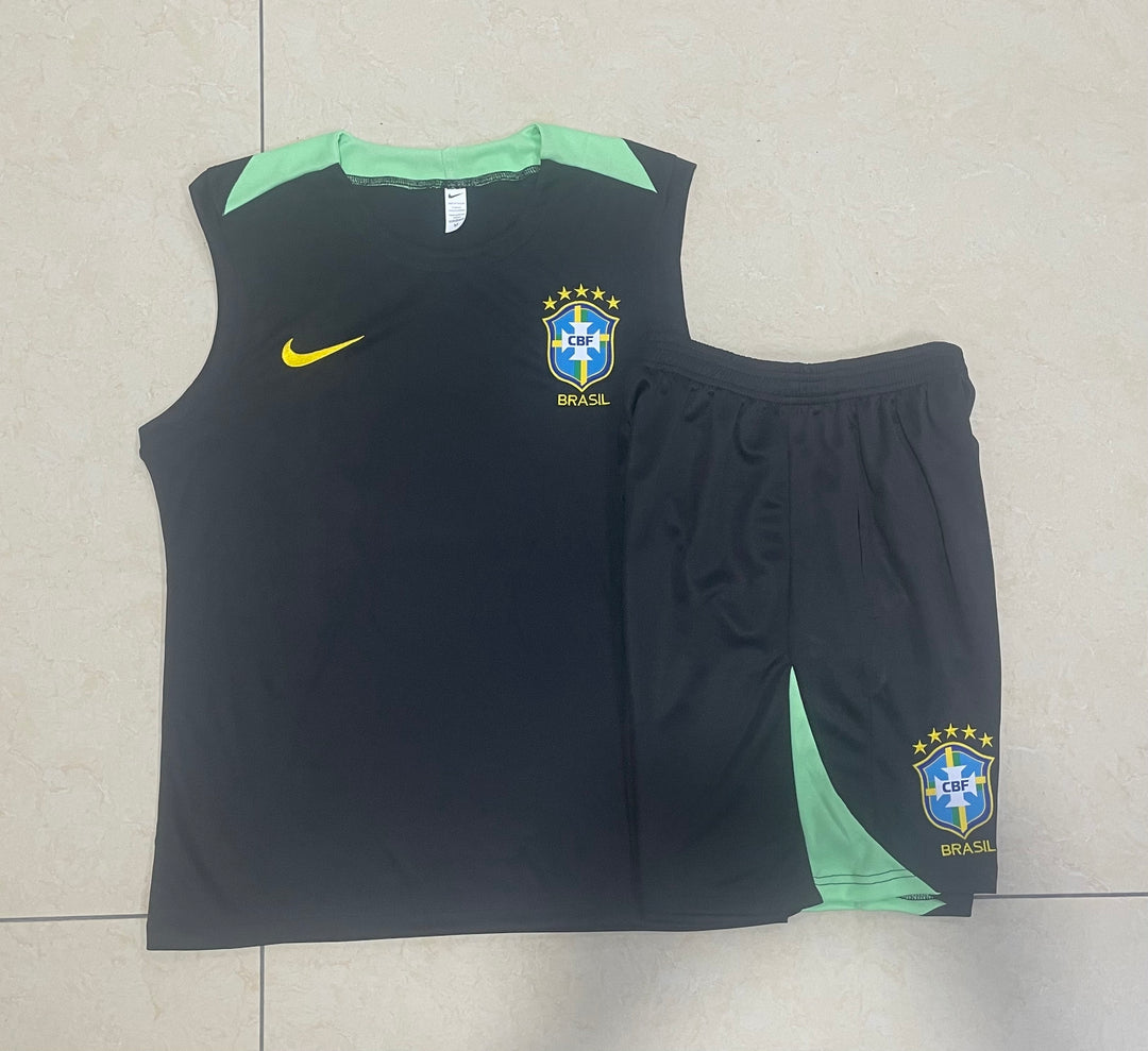 Kit Regata Brasil 24/25 - Preto/Verde Menta