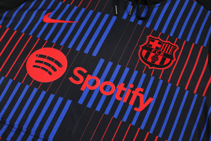 Conjunto Barcelona 2024/25 Preto - Capuz