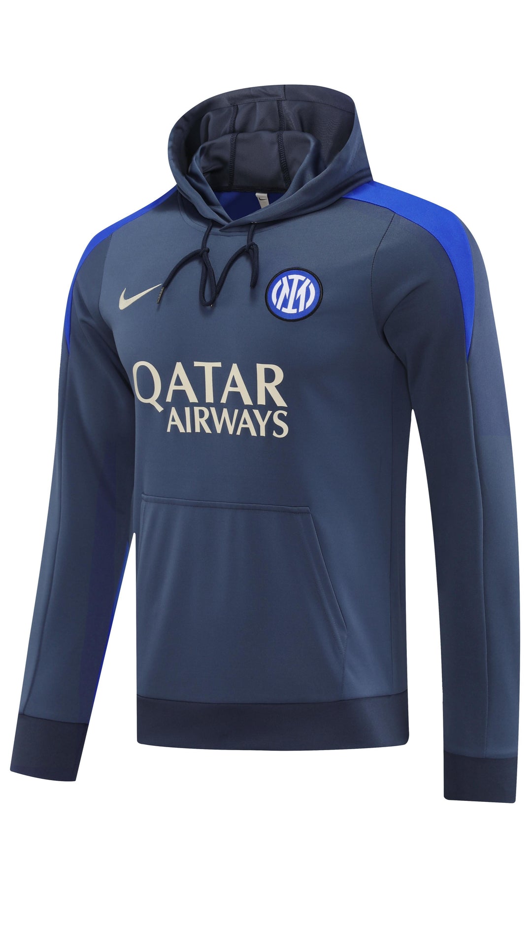 Blusão Inter de Milão 2024/25 Cinza Azulado - Capuz