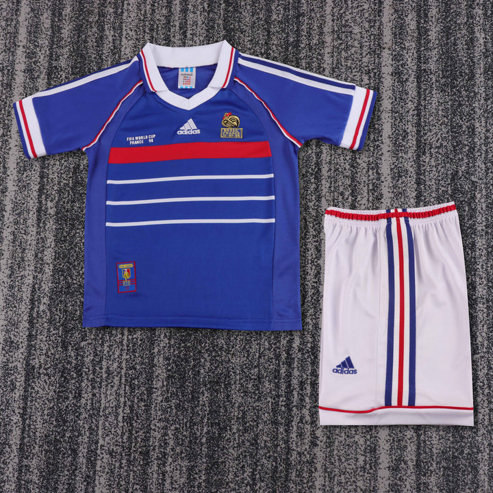 Camisa Retrô França 1998 Home Infantil – Belt Sports