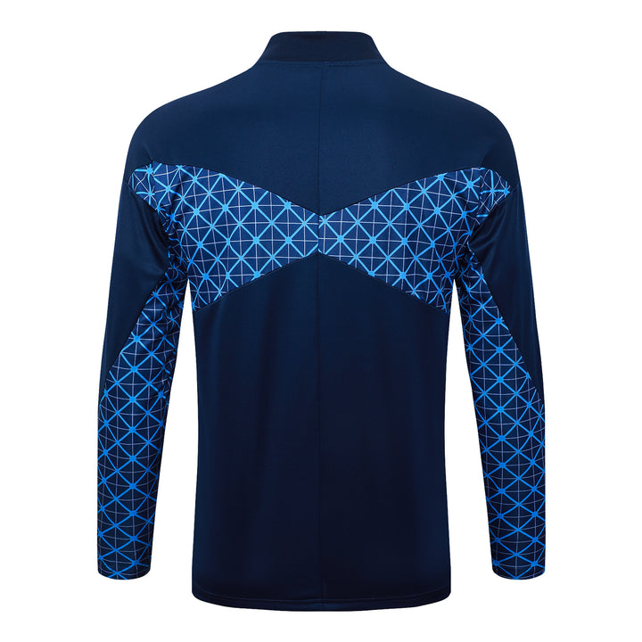 Blusão PSG 2025/26 - Malha Quadriculada Azul