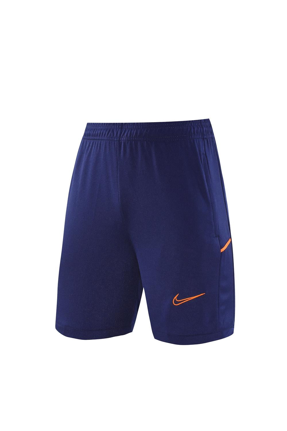 Short Treino Nike - Azul Escuro/Laranja
