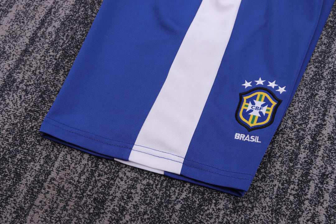 Camisa Retrô Brasil 1998 Home Manga Longa Infantil – Belt Sports