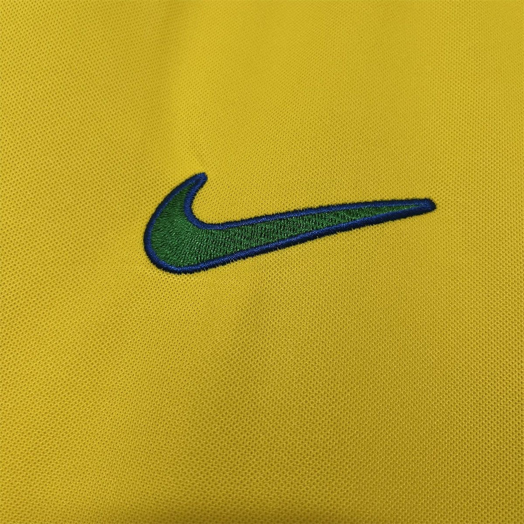 Camisa Retrô Brasil 1998 Home - Rivaldo #10 (Pronta Entrega)