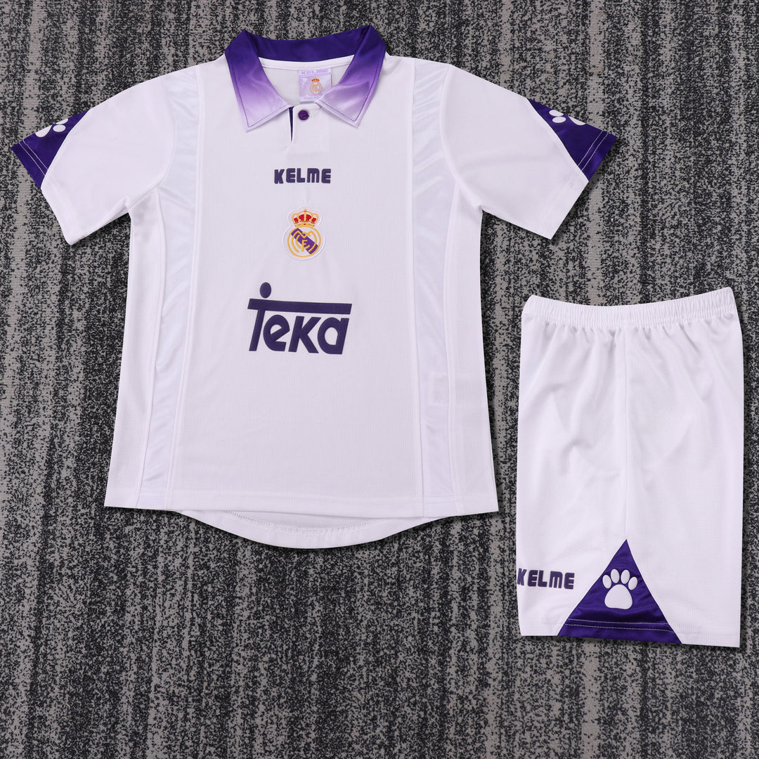Camisa Retrô Real Madrid 1997/98 Home Infantil – Belt Sports