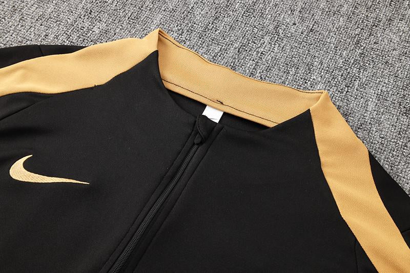 Blusão Treino Nike - Preto/Dourado