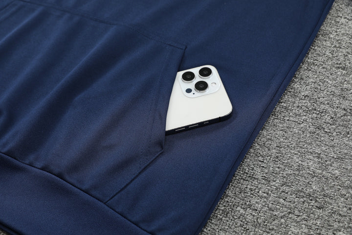 Conjunto Chelsea 2024/25 Azul Marinho II - Capuz