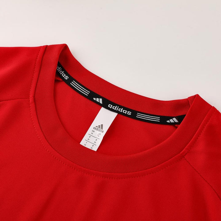 Kit Adidas - Vermelho/Cinza