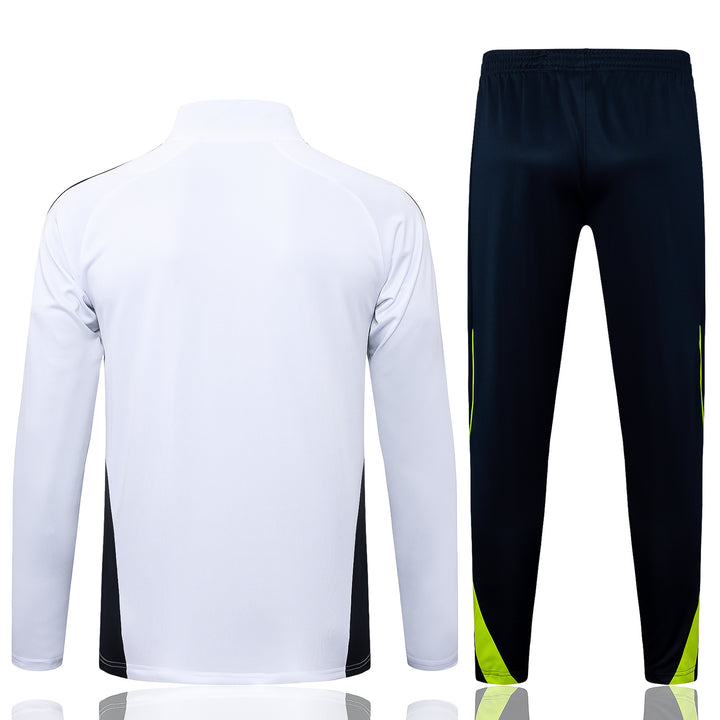 Conjunto Treino Real Madrid 25/26 - Branco/Azul Marinho